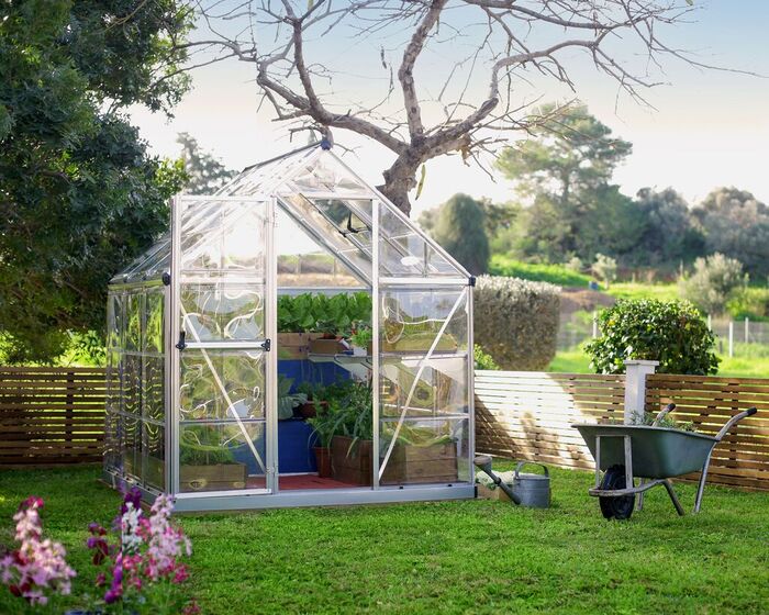 Växthus Harmony 3,4 m² Silver Canopia by Palram